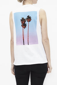 Hvid t-shirt med print fra Stüssy - Print på ryg