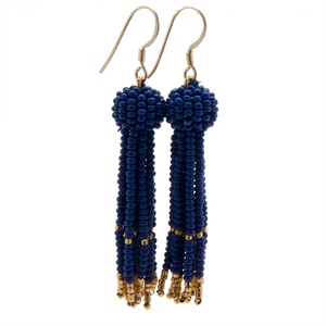 ByMickleit Tassel Øreringe Small / Blå