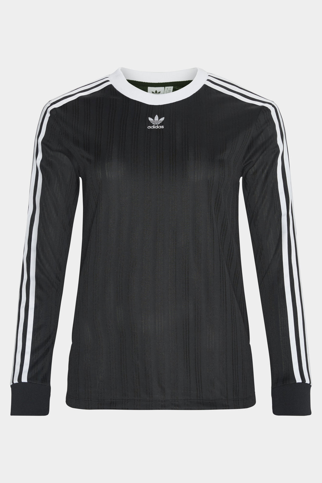 3 Striped Long Sleeve t-shirt i sort med striber og logo fra Adidas Originals 1
