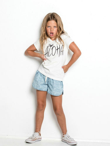 Aloha Cream Tee