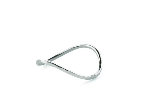 Pernille Corydon Facet Curved Ring / Sølv