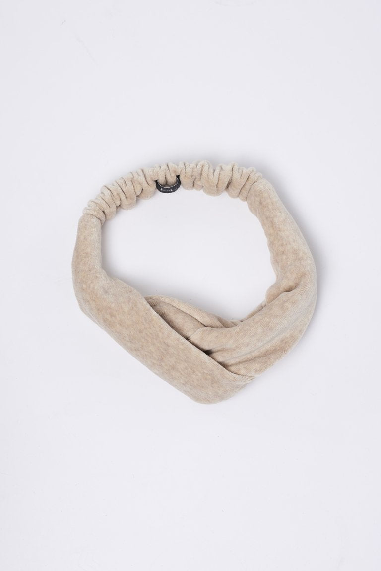 Froks Organic Hårbånd / Nude meleret økologisk velour