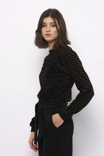 Tolsing Chris Bluse / Sort & Guld velour