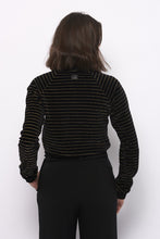 Tolsing Chris Bluse / Sort & Guld velour