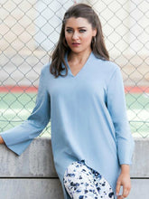 Alibi Top | Pale Blue