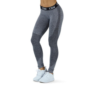ICANIWILL - SEAMLESS TIGHTS GRÅ/SORT