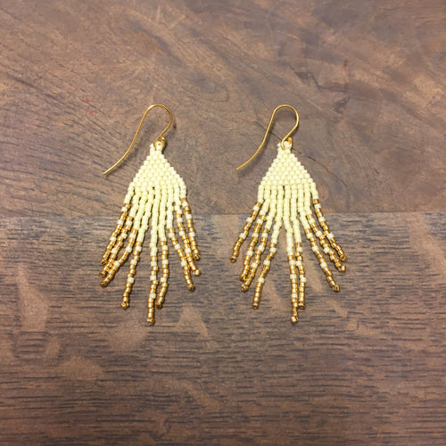 Adele Cph Tassel Øreringe Small / Lys gul
