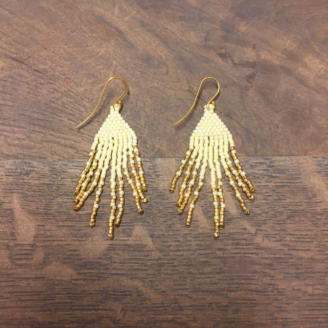 Adele Cph Tassel Øreringe Small / Lys gul