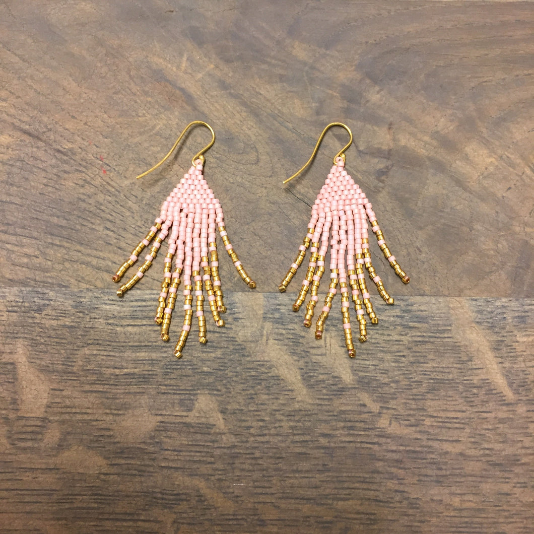 Adele Cph Tassel Øreringe Small / Rosa